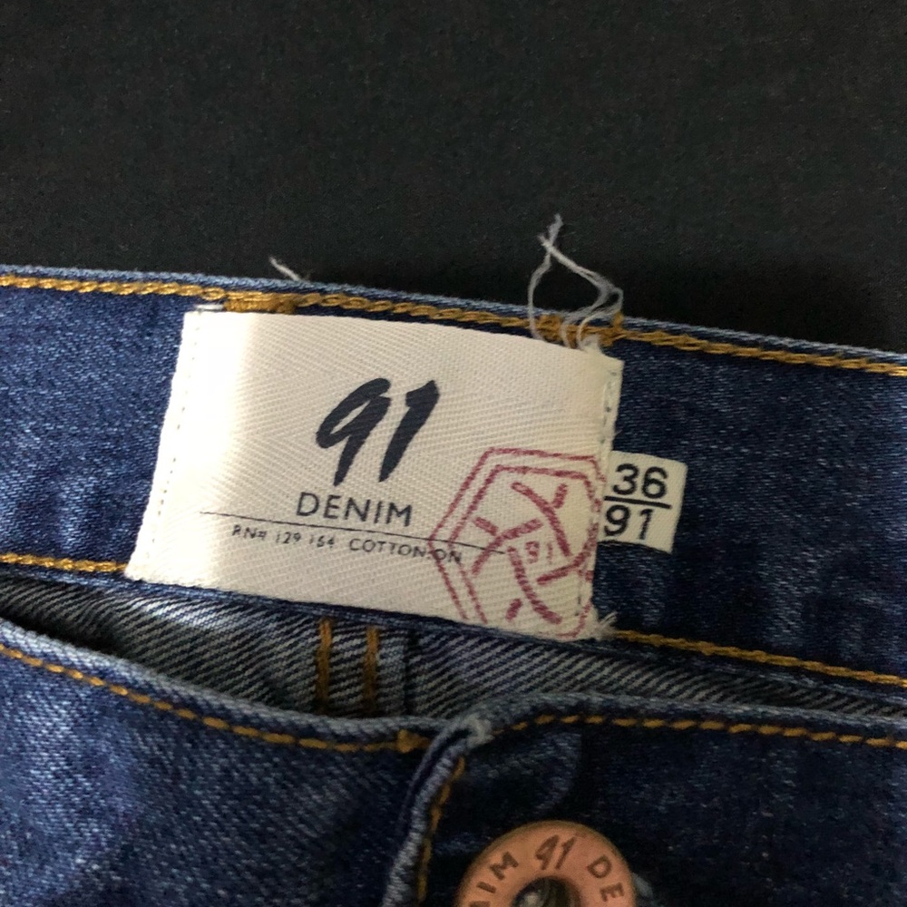 Distressed jeans